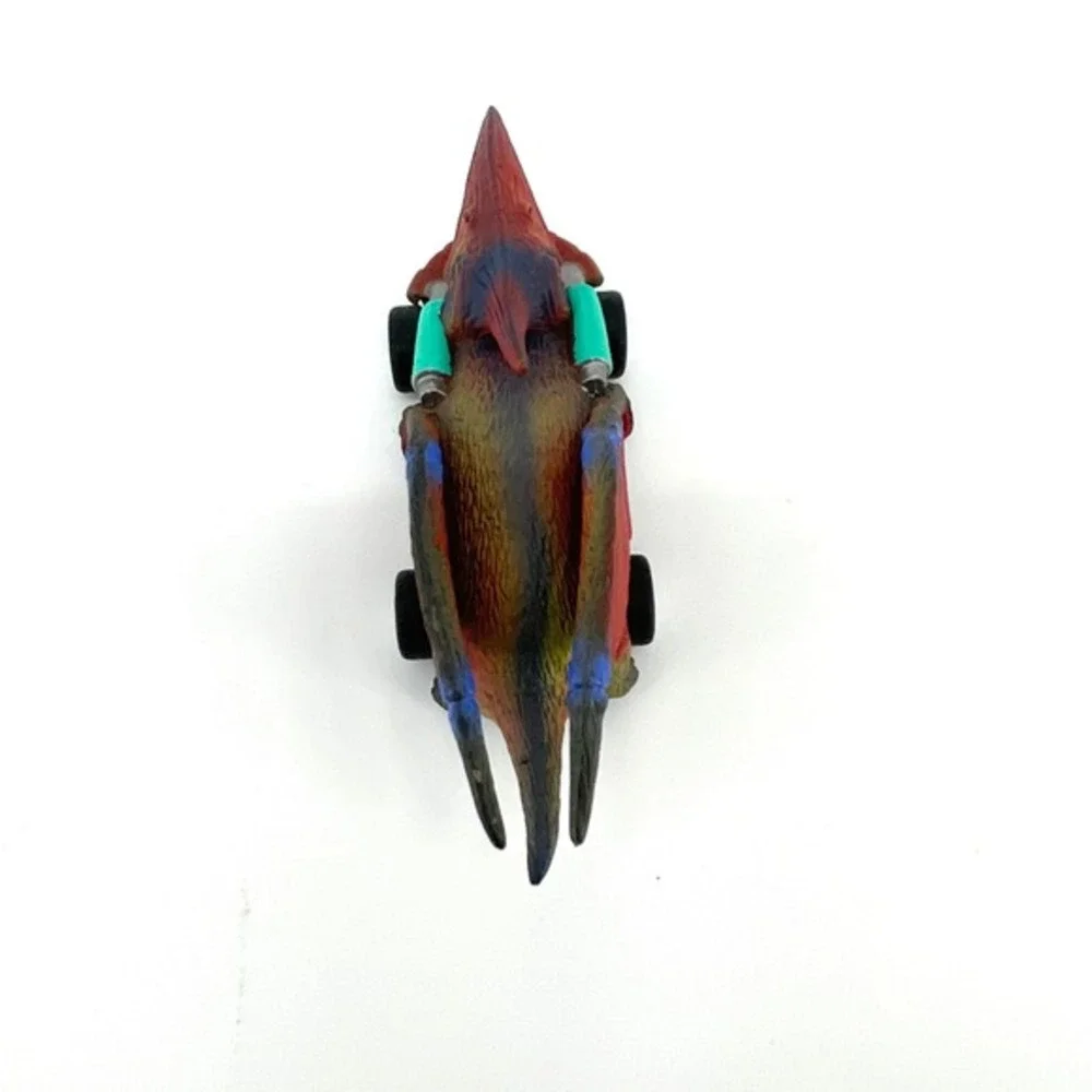 VTG Dinobros Dinosaur Pterodactyl Toy Car‎ Pull Back Action - WORKS